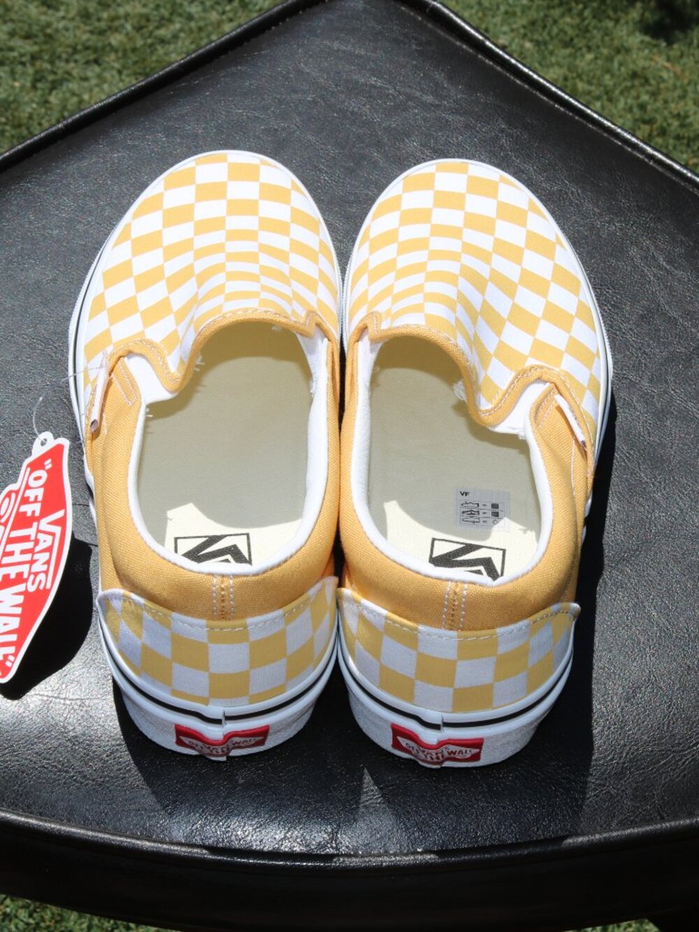 VANS classic slip on yellow checkerboard - Picture 3 of 10